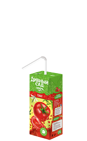 Упаковка 200 мл., напиток Дивный Сад со вкусом - Томат