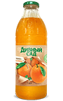 Напиток апельсиновый в стеклянной бутылке 1 литр