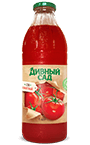 Сок томатный в стеклянной бутылке 1 литр