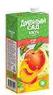 Упаковка 1 литр, нектар Дивный Сад - Персик-яблоко